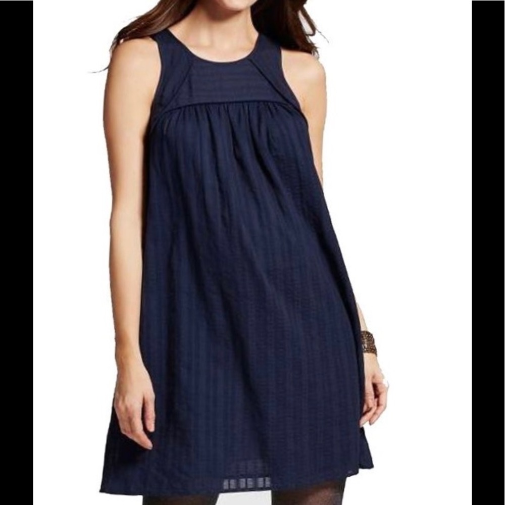 Liz Lange Navy Blue Maternity Dress