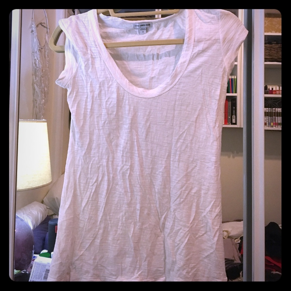 James Perse white t