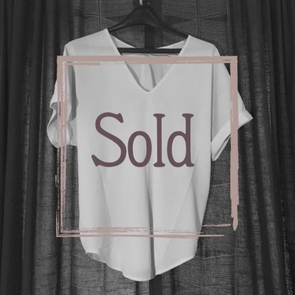 Paper Crane 🌸 V-neck Blouse