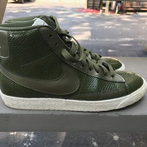 Nike snake skin high tops