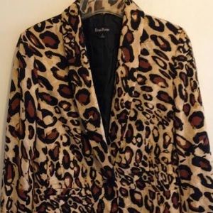 Leopard blazer- Evan Picone