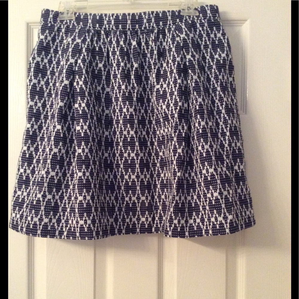 🎉SALE🎉 J.Crew Dark Navy/ White Skirt