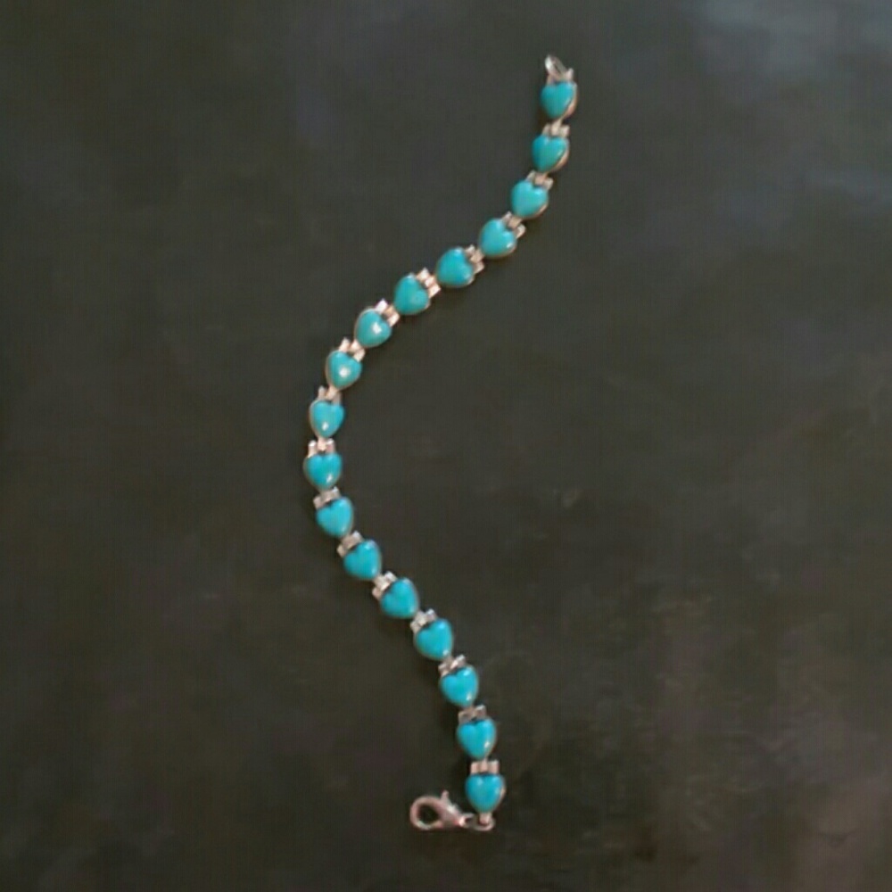 Heart Turquoise Bracelet