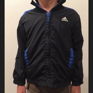 Addidas Zip Up Windbreaker Kids Size 5