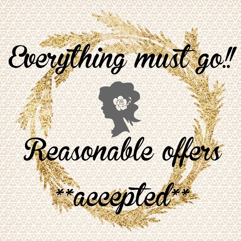 All reasonable offers will be considered!