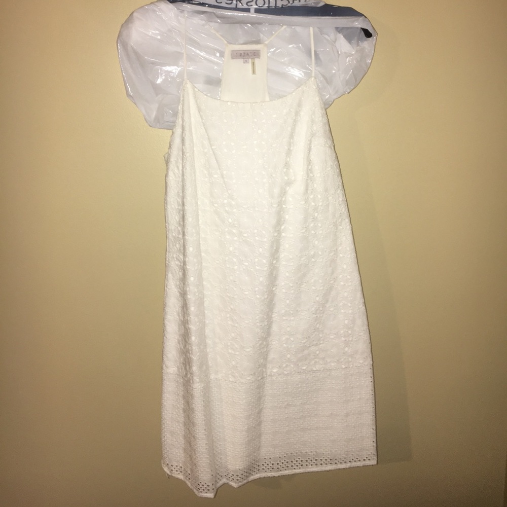 White patterned dress- Purchased from Saks Off 5th
