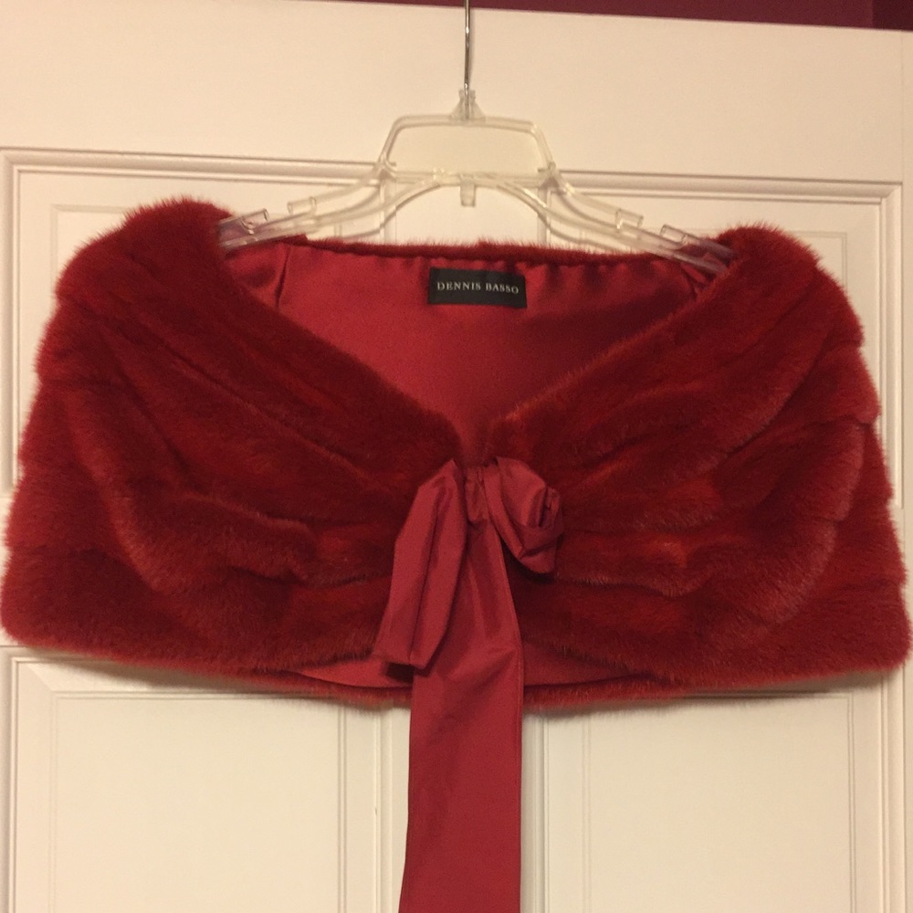 Dennis Basso mink shrug