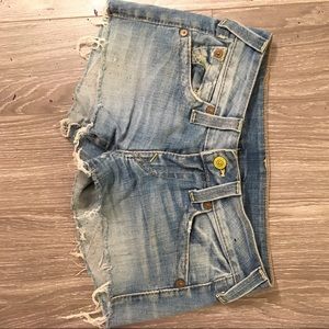 Ripped True Religion Shorts