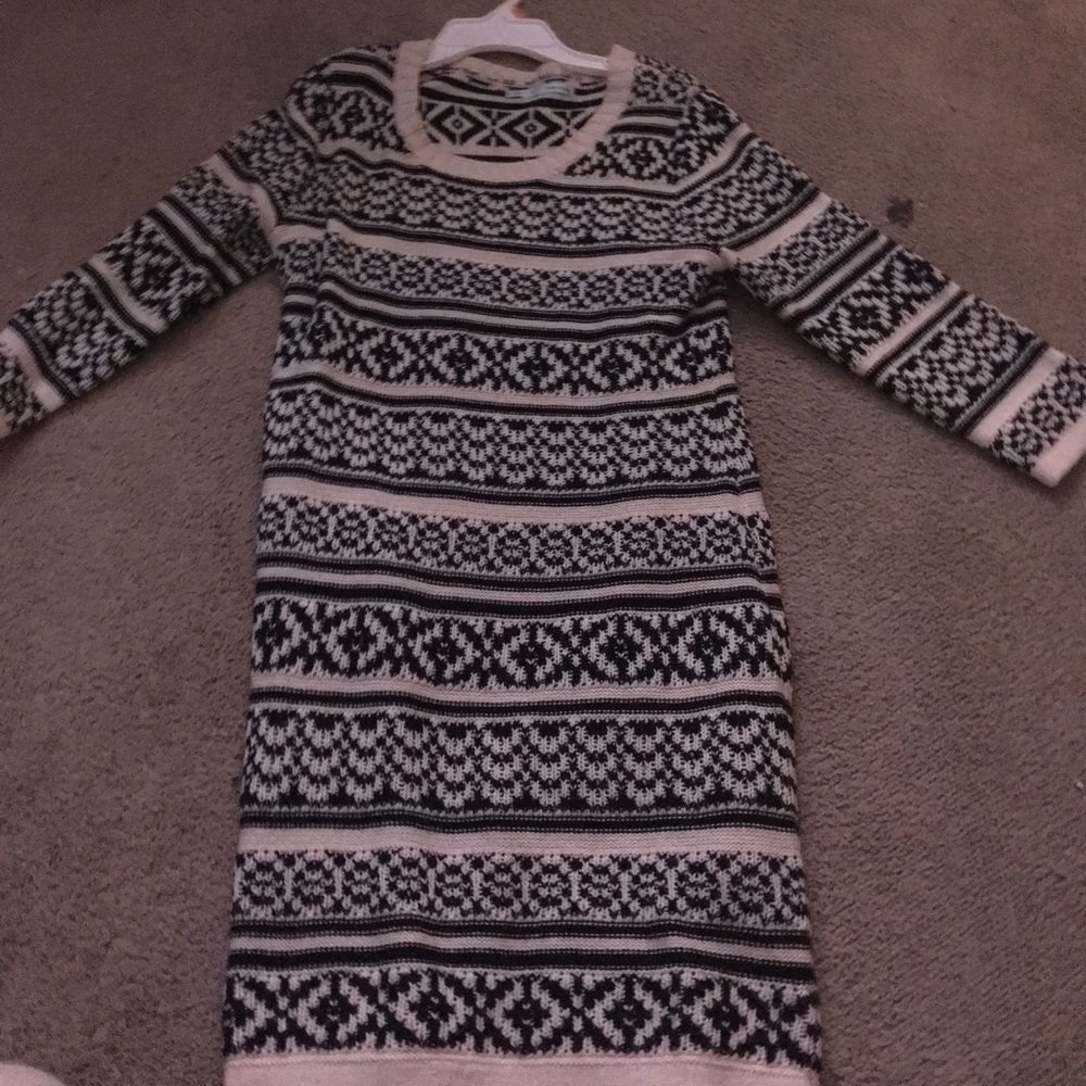 Cozy warm winter dress