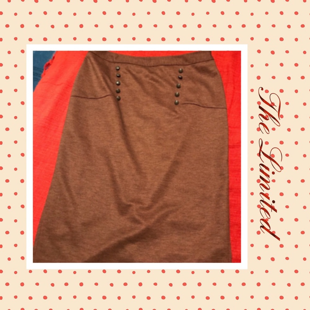 Brown pencil skirt, Limited