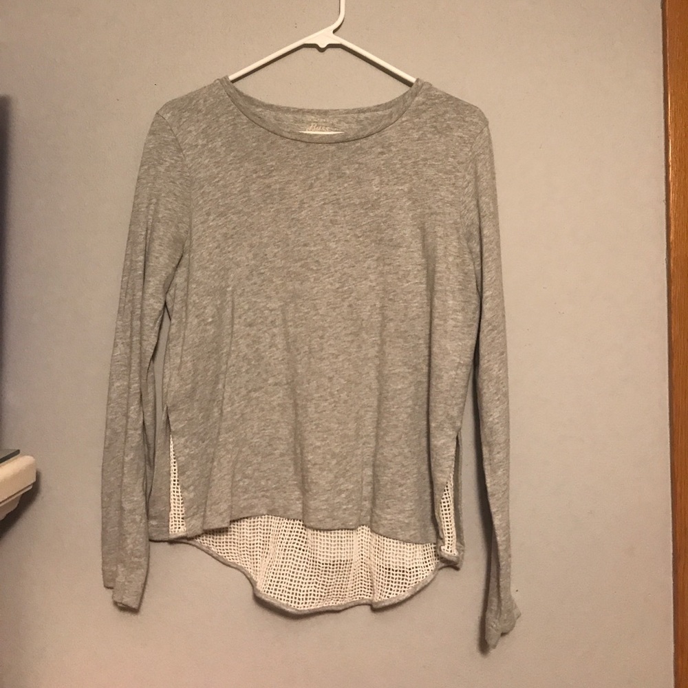 Crew neck with net bottom