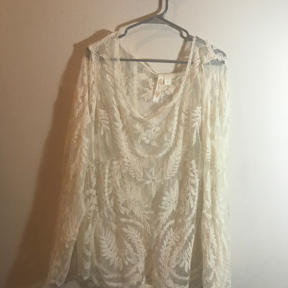 Adiva Boutique Lace boho Top