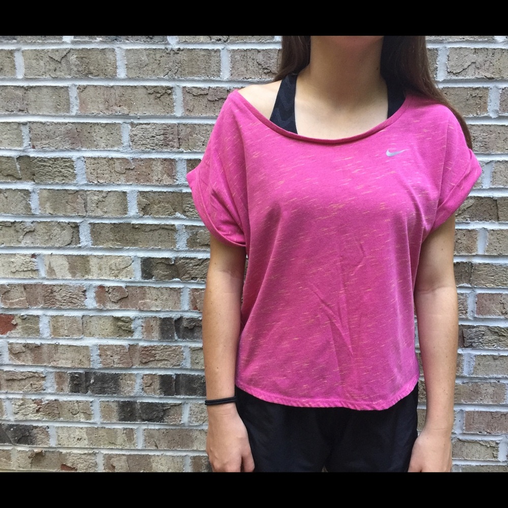 Nike Tailwind Neo Slub Crop Top