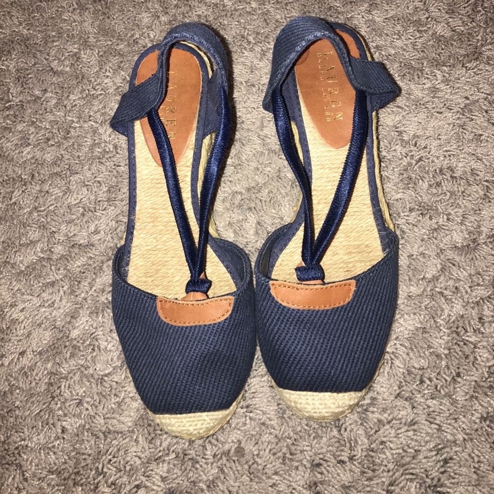 Ralph Lauren espadrille wedges