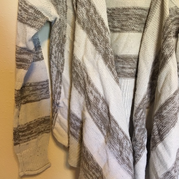*HOST PICK* Tan/brown striped cardigan with hood - Picture 2 of 5