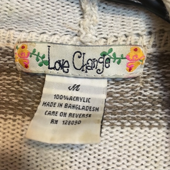 *HOST PICK* Tan/brown striped cardigan with hood - Picture 3 of 5