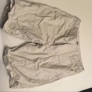 Old navy white cargo shorts.