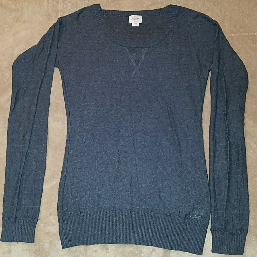 Dark gray sweater