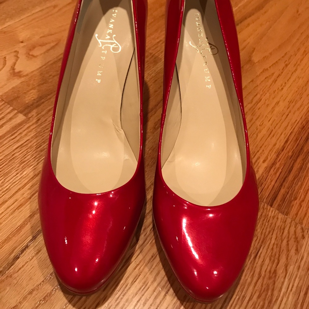 Ivanka Trump Sophia Red Platform Pump