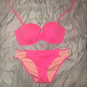 VICTORIAS SECRET pink swimsuit