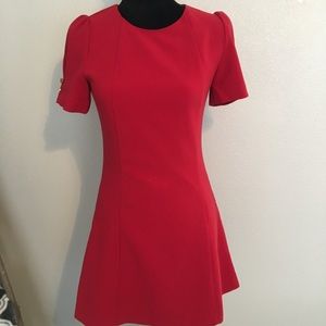 Red Short Sleeve Forever 21 Dress