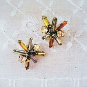 J.Crew Crystal Cluster Earrings