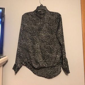 Reptile patterned dressy shirt