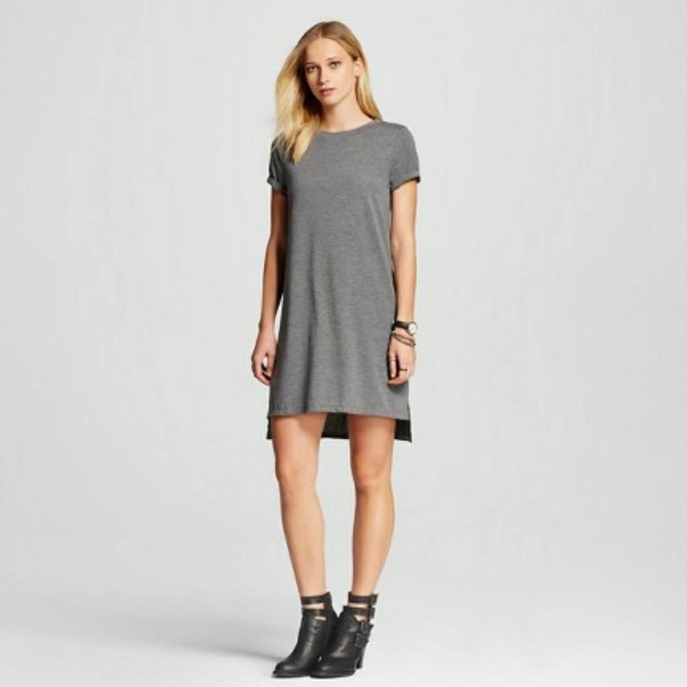 T-shirt Dress Heather Gray XS MOSSIMO