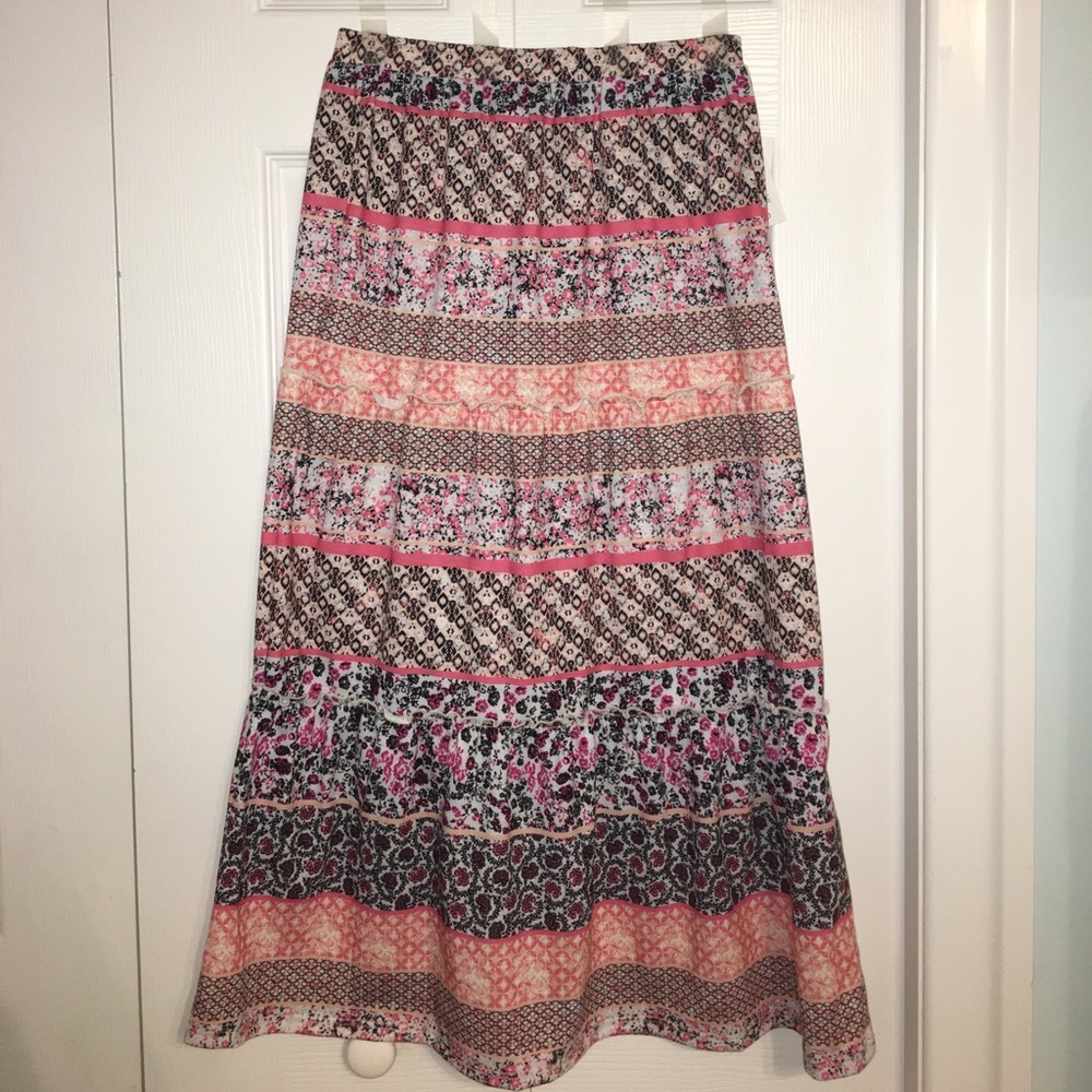 Joey B Patterned Maxi Skirt