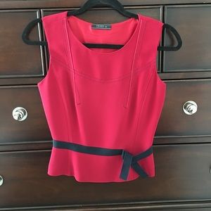 Prada Peplum Top Sz 38