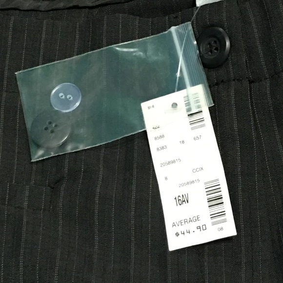 Gray Pinstripe Trousers - Picture 3 of 5