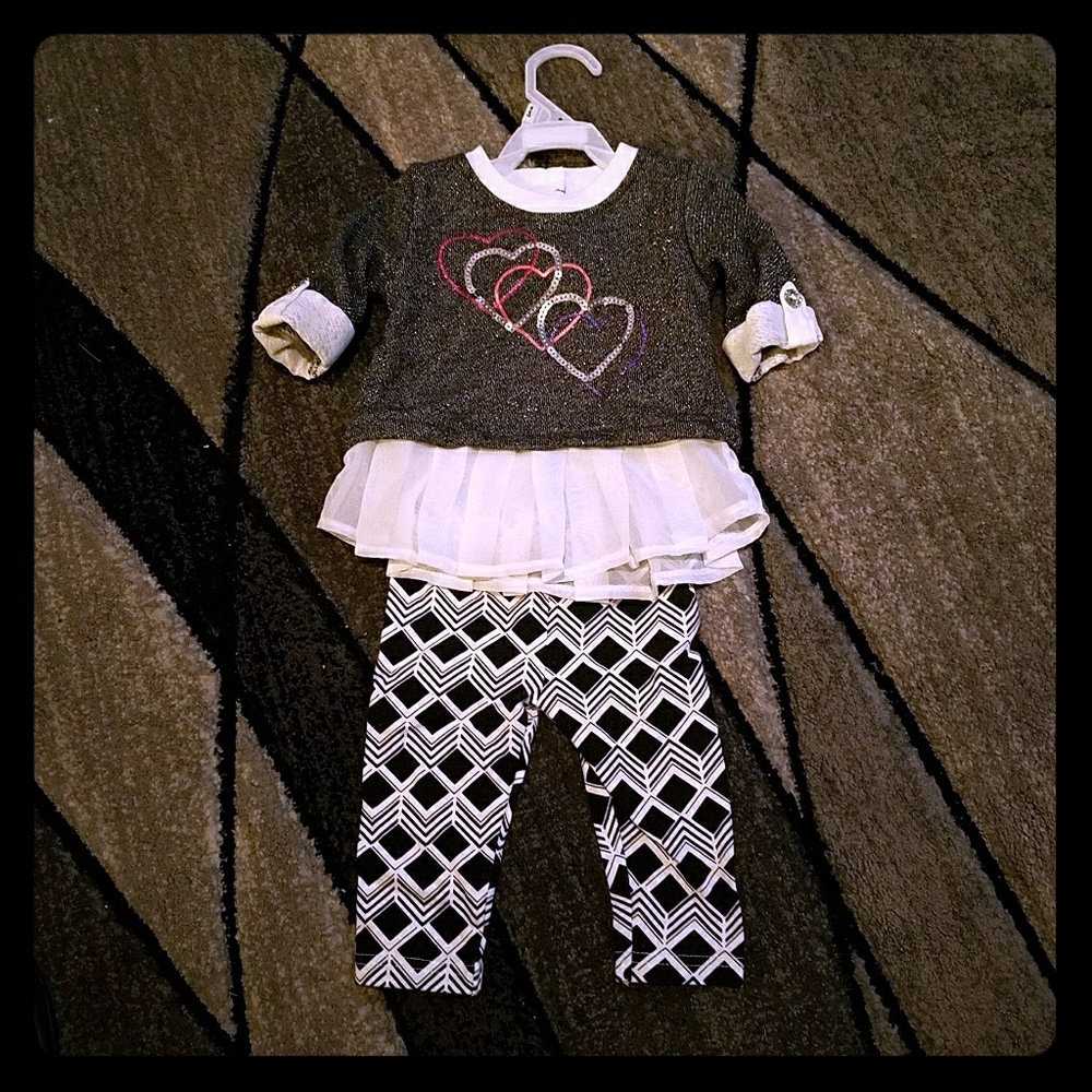 6/9 month Little Lass outfit