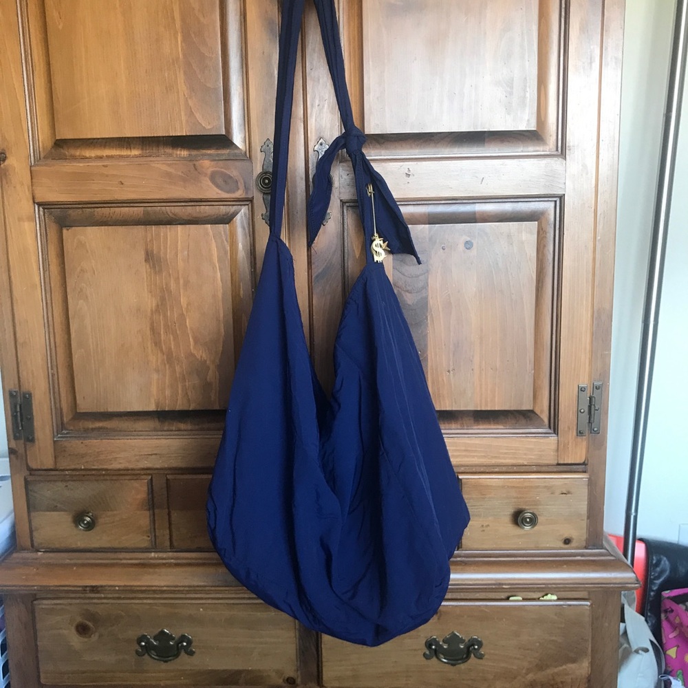 Navy blue big lounge bag