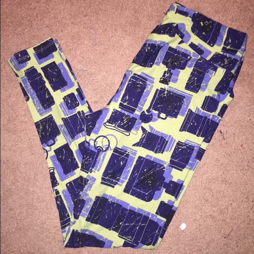 Lularoe TC camera leggings