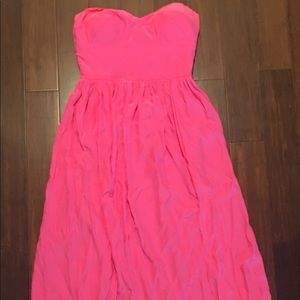 Never worn Amanda Uprichard Pink Dress