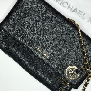 Michael Kors Black Corinne Medium Crossbody