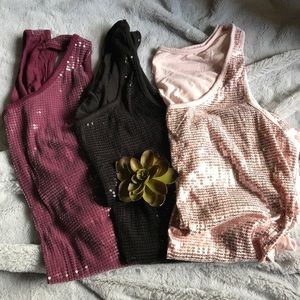 ❌LAST CHANCE❌ 🌺 sequin tank top bundle 🌺