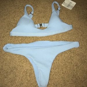 Blue zaful bathing suit