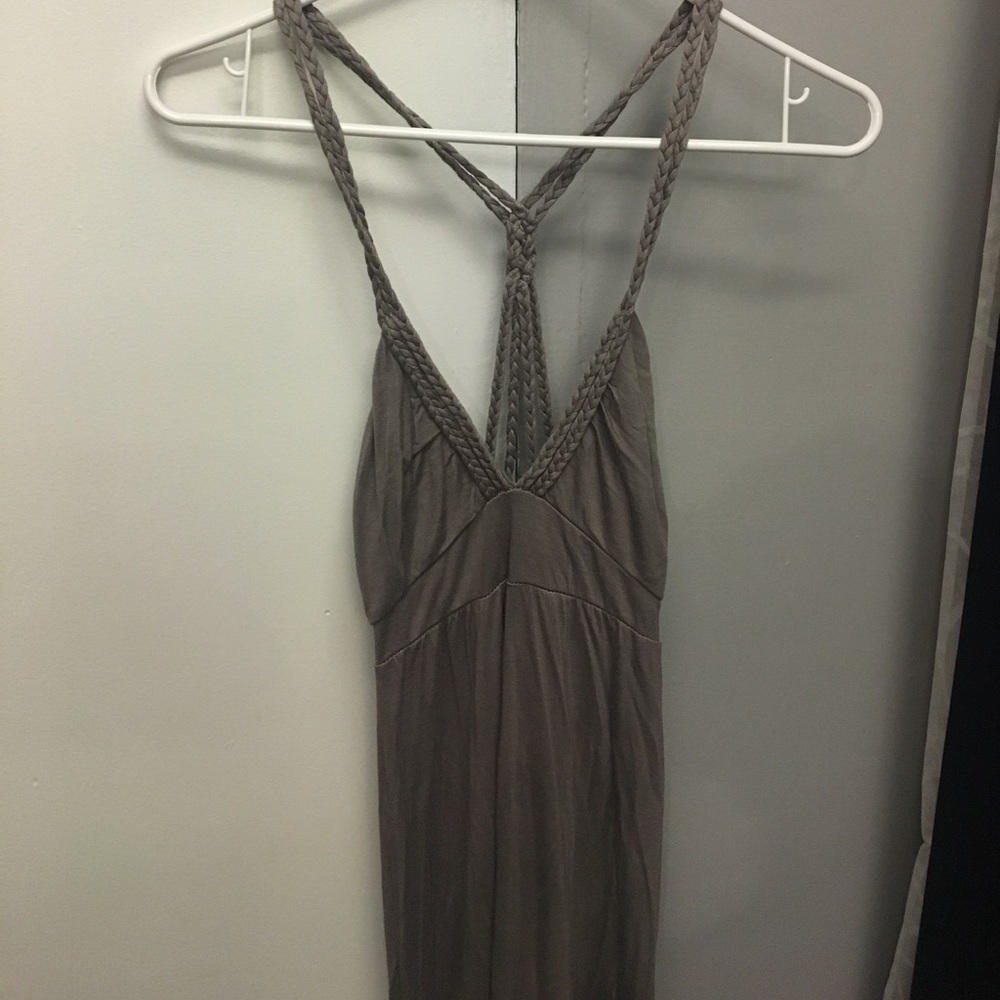 Forever 21 braided tan maxi dress