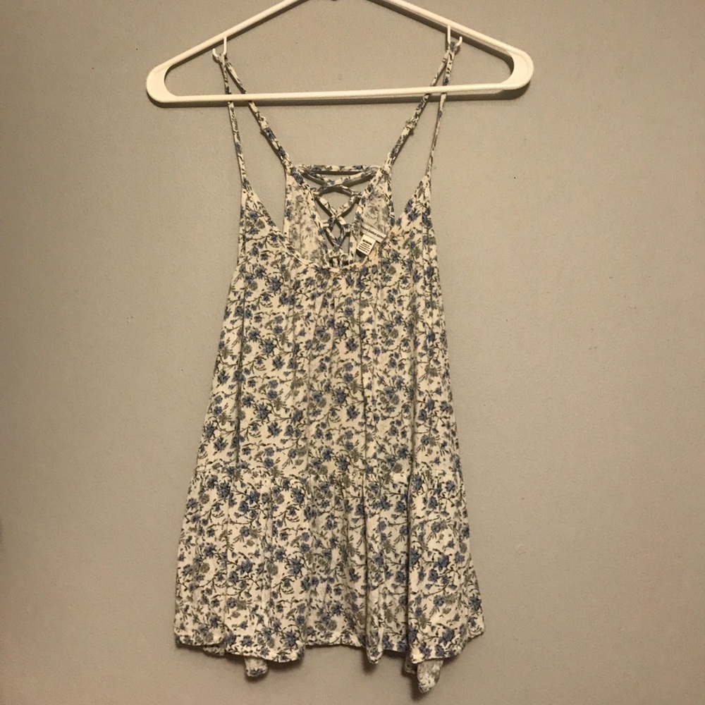 American Eagle floral Tank