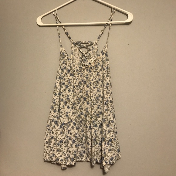 American Eagle floral Tank - Picture 1 of 3