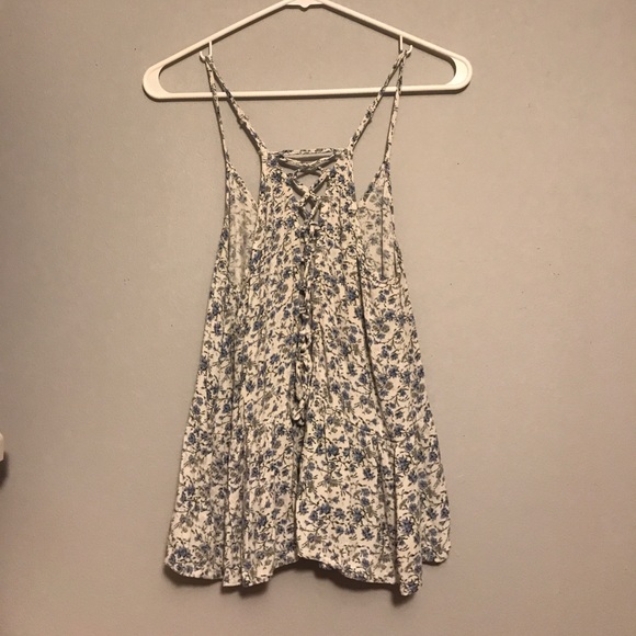 American Eagle floral Tank - Picture 2 of 3
