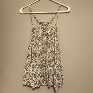 American Eagle floral Tank
