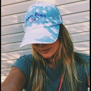 Bleached distressed hat