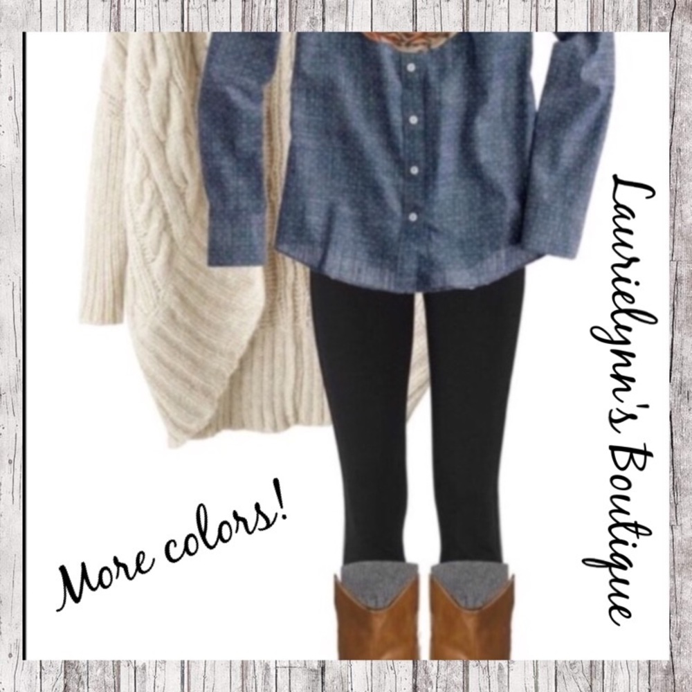 Boutique Fleece lined leggings. More colors. - Picture 1 of 8