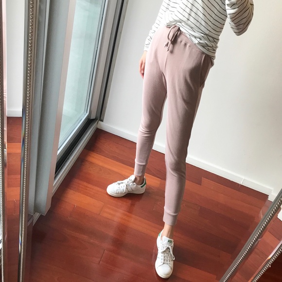 1 LEFT in L: Blush Skinny Deluxe Joggers - Picture 5 of 7