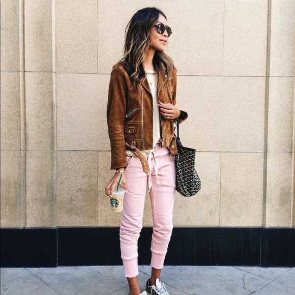 1 LEFT in L: Blush Skinny Deluxe Joggers - Picture 2 of 7