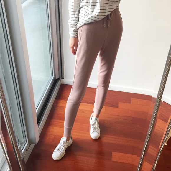 1 LEFT in L: Blush Skinny Deluxe Joggers - Picture 3 of 7