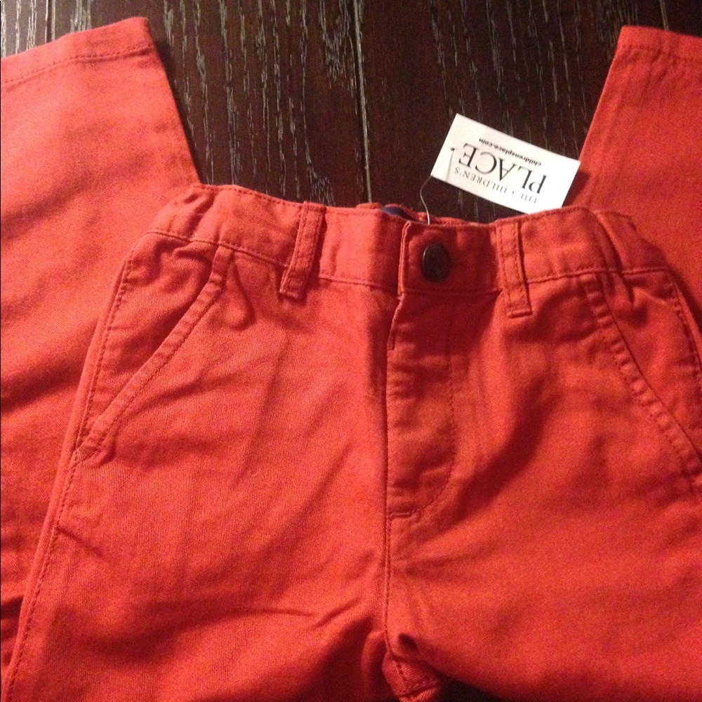 Boys red khaki pants size 3T