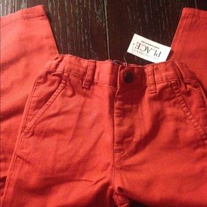 Boys red khaki pants size 3T